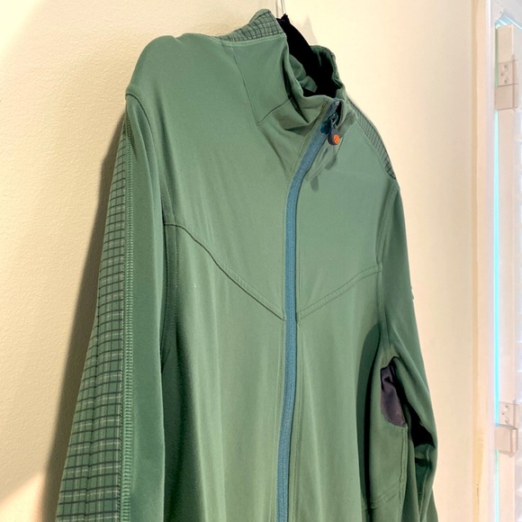Mens Green lulu-lemon Zip-Up Jacket - Picture 10 of 10